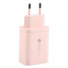 AR-PD12 65W QC3.0 USB and USB-C / Type-C PD Quick Charger, EU Plug(Pink) - 2