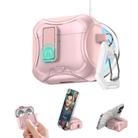 For AirPods Pro 2 Wireless Bluetooth Earphones PC Hybrid TPU Protective Case(Pink) - 1