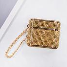 For AirPods 3 Cylindrical Diamond Bluetooth Earphone Protective Case(Gold) - 1