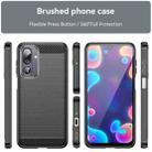 For Samsung Galaxy F16 5G Carbon Fiber Brushed Texture TPU Phone Case(Black) - 2