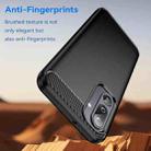 For Samsung Galaxy F16 5G Carbon Fiber Brushed Texture TPU Phone Case(Black) - 3
