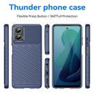 For Motorola Moto G 5G 2024 Thunderbolt Shockproof Soft TPU Phone Case(Blue) - 2
