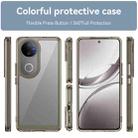 For vivo V50 Colorful Series Acrylic Hybrid TPU Phone Case(Transparent Grey) - 2