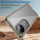 For vivo V50 Colorful Series Acrylic Hybrid TPU Phone Case(Transparent Grey) - 3