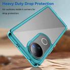 For vivo V50 Colorful Series Acrylic Hybrid TPU Phone Case(Transparent Blue) - 3