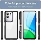 For vivo Y29 4G Colorful Series Acrylic Hybrid TPU Phone Case(Black) - 2