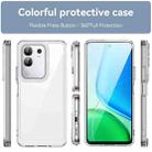 For vivo iQOO Z10x 5G Colorful Series Acrylic Hybrid TPU Phone Case(Transparent) - 2