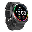 X7 1.51 inch IPS Screen Bluetooth Smart Watch Supports Healthy Monitoring(Black) - 3