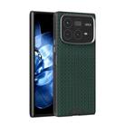 For Xiaomi Mix Fold 4 ABEEL Ruyi Pattern 6D Micro Relief MagSafe Leather Phone Case(Green) - 1