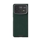 For Xiaomi Mix Fold 4 ABEEL Ruyi Pattern 6D Micro Relief MagSafe Leather Phone Case(Green) - 2