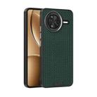 For Redmi K80 ABEEL Ruyi Pattern 6D Micro Relief MagSafe Leather Phone Case(Green) - 1