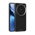 For vivo X200 ABEEL Ruyi Pattern 6D Micro Relief MagSafe Leather Phone Case(Black) - 1