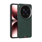 For vivo X200 Ultra ABEEL Ruyi Pattern 6D Micro Relief MagSafe Leather Phone Case(Green) - 1
