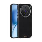 For vivo X200s ABEEL Ruyi Pattern 6D Micro Relief MagSafe Leather Phone Case(Black) - 1