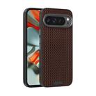 For Google Pixel 9 Pro XL ABEEL Ruyi Pattern 6D Micro Relief MagSafe Leather Phone Case(Brown) - 1
