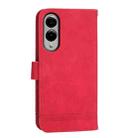 For Samsung Galaxy S25 Edge 5G Dierfeng Dream Line TPU Hybrid PU Leather Phone Case(Red) - 3