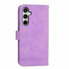 For Samsung Galaxy S25 FE 5G Dierfeng Dream Line TPU Hybrid PU Leather Phone Case(Purple) - 3