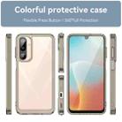 For Samsung Galaxy M16 5G Colorful Series Acrylic Hybrid TPU Phone Case(Transparent Grey) - 2