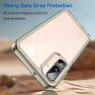 For Samsung Galaxy M16 5G Colorful Series Acrylic Hybrid TPU Phone Case(Transparent Grey) - 3