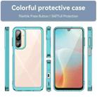 For Samsung Galaxy M16 5G Colorful Series Acrylic Hybrid TPU Phone Case(Transparent Blue) - 2