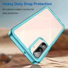For Samsung Galaxy M16 5G Colorful Series Acrylic Hybrid TPU Phone Case(Transparent Blue) - 3