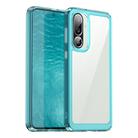 For Samsung Galaxy M56 5G Colorful Series Acrylic Hybrid TPU Phone Case(Transparent Blue) - 1
