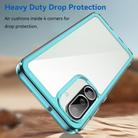 For Samsung Galaxy M56 5G Colorful Series Acrylic Hybrid TPU Phone Case(Transparent Blue) - 3