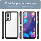For Samsung Galaxy M36 5G Colorful Series Acrylic Hybrid TPU Phone Case(Black) - 2