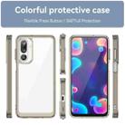 For Samsung Galaxy M36 5G Colorful Series Acrylic Hybrid TPU Phone Case(Transparent Grey) - 2