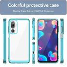 For Samsung Galaxy M36 5G Colorful Series Acrylic Hybrid TPU Phone Case(Transparent Blue) - 2