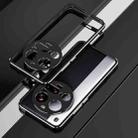 For Xiaomi 15 Ultra Aurora Series Lens Protector + Metal Frame Phone Case(Black Silver) - 2