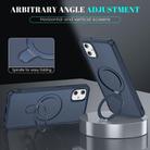 For Samsung Galaxy A05 Skin Feel Magnetic Holder MagSafe Phone Case(Royal Blue) - 3