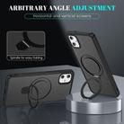 For Samsung Galaxy A05 Skin Feel Magnetic Holder MagSafe Phone Case(Black) - 3