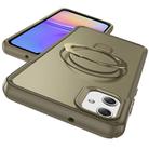 For Samsung Galaxy A05 Skin Feel Magnetic Holder MagSafe Phone Case(Khaki) - 2