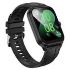 hoco Y27 1.95 inch Screen IPX4 Waterproof Smart Sports Watch, Call Version(Black) - 1