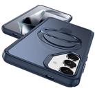 For Samsung Galaxy S24+ 5G / S25+ 5G Skin Feel Magnetic Holder MagSafe Phone Case(Royal Blue) - 2