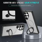 For Samsung Galaxy S25 Ultra 5G Skin Feel Magnetic Holder MagSafe Phone Case(Frosted) - 3