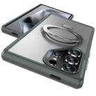 For Samsung Galaxy S24 Ultra 5G Skin Feel Magnetic Holder MagSafe Phone Case(Grey) - 2