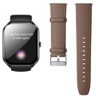 hoco Y28 1.96 inch AMOLED Screen IP67 Waterproof Smart Sports Watch, Call Version(Black) - 2