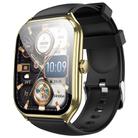 hoco Y28 1.96 inch AMOLED Screen IP67 Waterproof Smart Sports Watch, Call Version(Gold) - 1