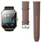 hoco Y28 1.96 inch AMOLED Screen IP67 Waterproof Smart Sports Watch, Call Version(Gold) - 2
