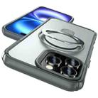 For iPhone 16 Pro Skin Feel Magnetic Holder MagSafe Phone Case(Grey) - 2