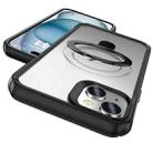 For iPhone 15 Plus / 14 Plus Skin Feel Magnetic Holder MagSafe Phone Case(Frosted) - 2