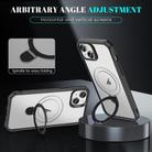 For iPhone 14 / 13 Skin Feel Magnetic Holder MagSafe Phone Case(Frosted) - 3