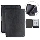 For Pocketbook B606 628 633 632 627 616 Crazy Horse Texture TPU Leather Smart Tablet Case(Black) - 1