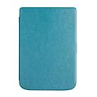 For Pocketbook B606 628 633 632 627 616 Crazy Horse Texture TPU Leather Smart Tablet Case(Blue) - 2