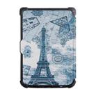 For Pocketbook B606 628 633 632 627 616 Painting TPU Leather Smart Tablet Case(Retro Tower) - 3