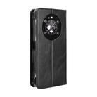 For Fossibot F109 Magnetic Buckle Retro Texture Leather Phone Case(Black) - 3