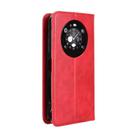 For Fossibot F109 Magnetic Buckle Retro Texture Leather Phone Case(Red) - 3