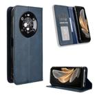 For Fossibot F109 Magnetic Buckle Retro Texture Leather Phone Case(Blue) - 1